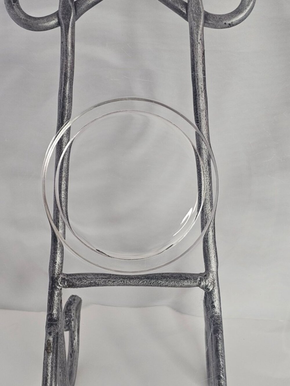 Heisey Lariat Serving Platter loop edge 14" Torte Cake Plate party appetizer 50s - Picture 6 of 6